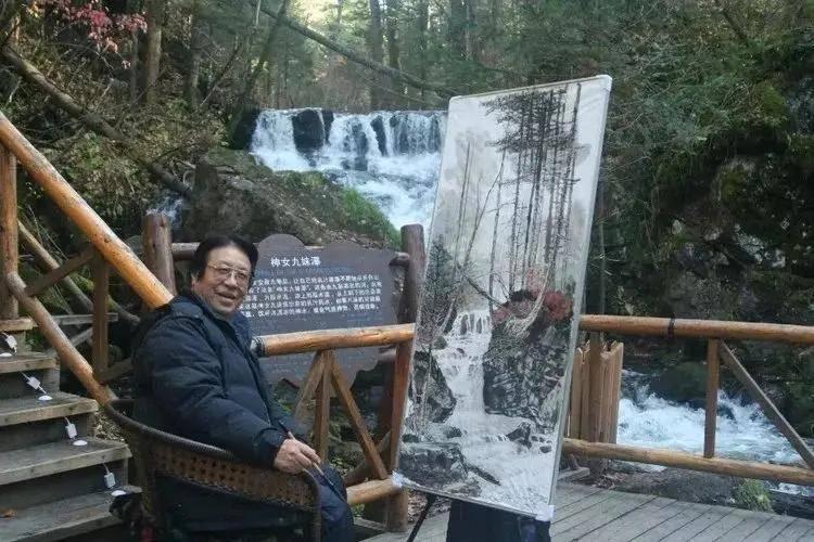 王中年最新山水画技法，传统与现代的完美融合探索