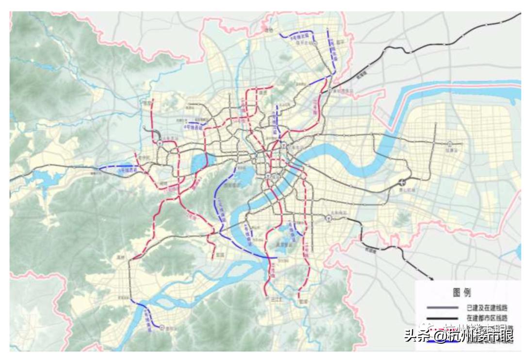 杭州地铁线路图最新版