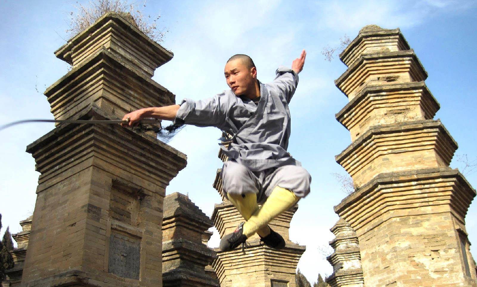 探寻少林寺明星的功夫影坛武林传奇
