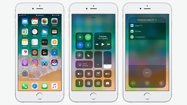 苹果最新系统iOS 11图片大全，全新界面与功能展示